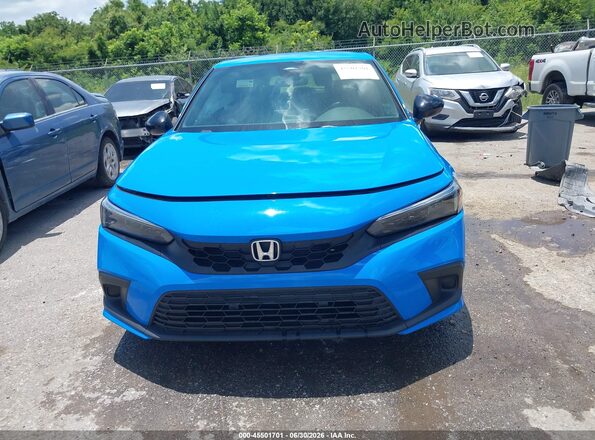 19XFL2G89RE019160 2024 HONDA CIVIC Blue Вид щитка приладів