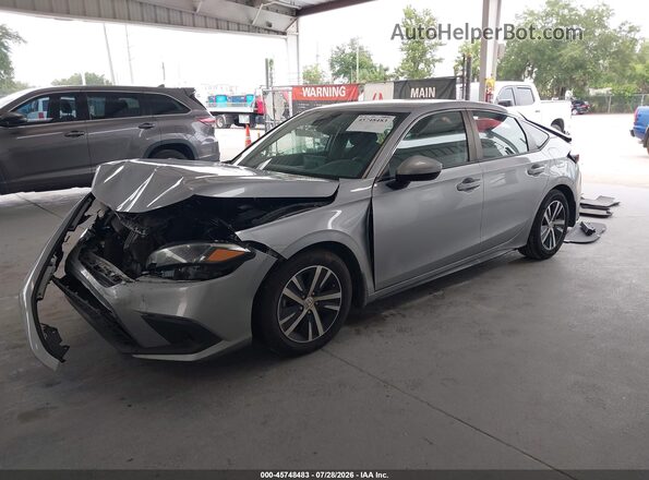 19XFL2H52RE016010 2024 HONDA CIVIC Silver წინა მარცხენა ხედი სამი მეოთხედიდან