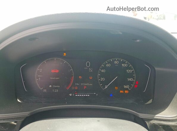 19XFL2H53RE033060 2024 HONDA CIVIC White Vista del cuadro de instrumentos