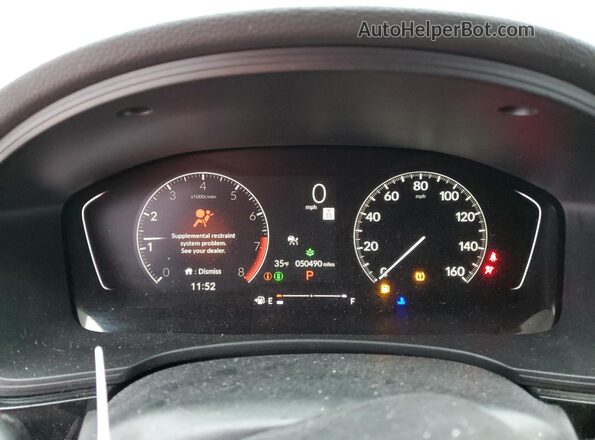 19XFL2H55PE016306 2023 HONDA CIVIC Charcoal Instrument cluster view