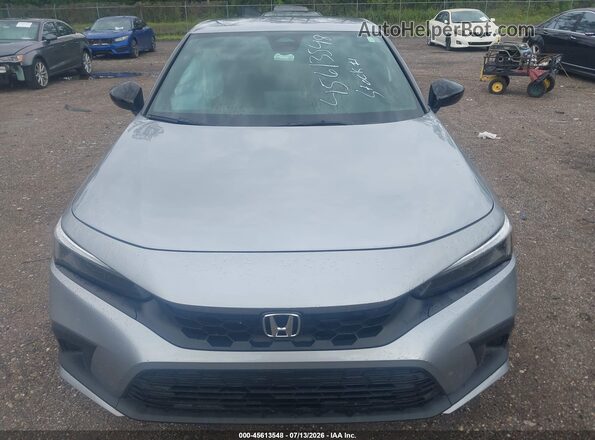 19XFL2H80PE018233 2023 HONDA CIVIC Gray Widok z przodu