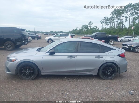 19XFL2H80PE018233 2023 HONDA CIVIC Gray Widok wnętrza 360 stopni