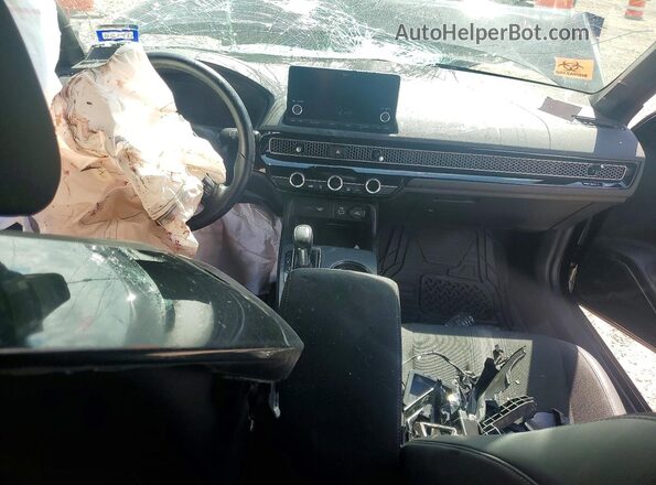 19XFL2H80PE020614 2023 HONDA CIVIC Black წინა პანელის ხედი