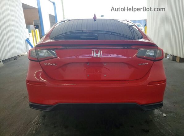 19XFL2H80RE000981 2024 HONDA CIVIC Red Հետևի տեսք