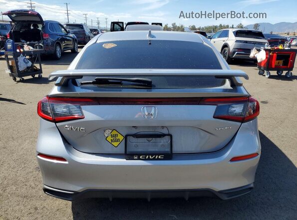 19XFL2H81NE007853 2022 HONDA CIVIC Gray Вид ззаду