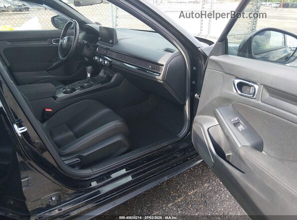 19XFL2H81SE015687 2025 HONDA CIVIC Черный Вид салона спереди