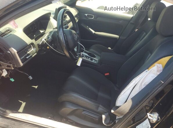 19XFL2H82RE018804 2024 HONDA CIVIC Black წინა სალონის ხედი