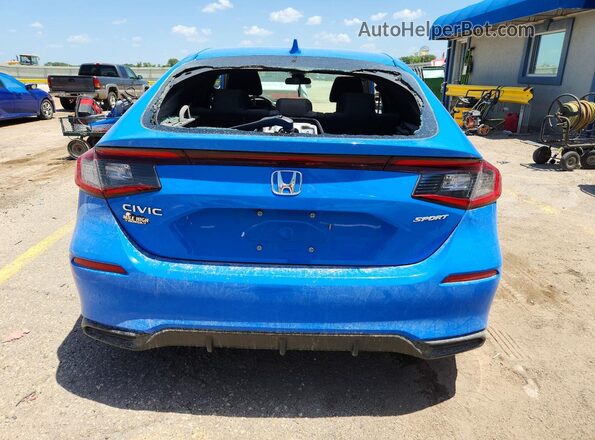 19XFL2H82RE021749 2024 HONDA CIVIC Blue Вид ззаду