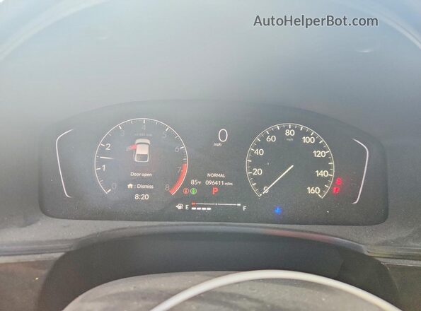19XFL2H83NE014349 2022 HONDA CIVIC Серебряный Вид щитка приборов