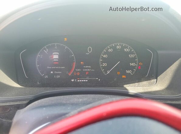 19XFL2H83RE041007 2024 HONDA CIVIC White ხელსაწყოთა პანელის ხედი