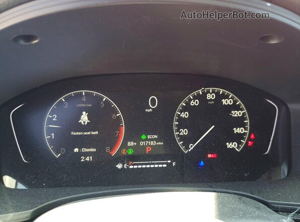 19XFL2H83SE018364 2025 HONDA CIVIC Красный Вид щитка приборов
