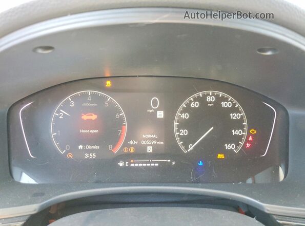 19XFL2H83SE021426 2025 HONDA CIVIC Black Вид щитка приладів