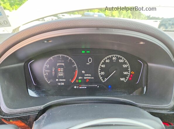19XFL2H83SE025699 2025 HONDA CIVIC Cream ხელსაწყოთა პანელის ხედი