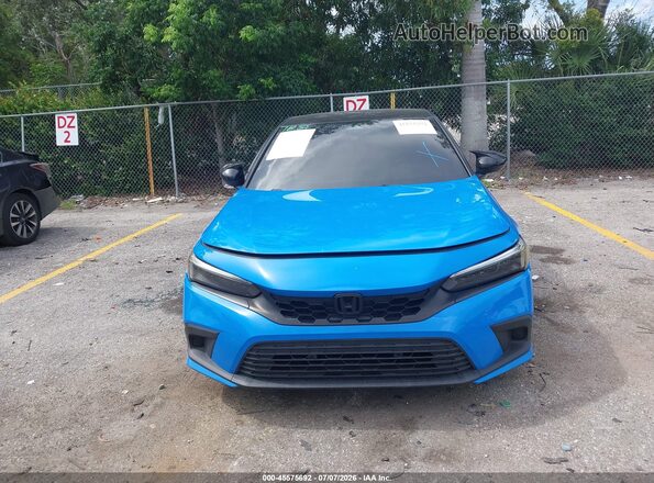 19XFL2H84NE018040 2022 HONDA CIVIC Blue ხელსაწყოთა პანელის ხედი