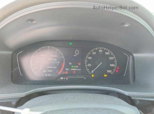 19XFL2H84PE005615 2023 HONDA CIVIC Gray Vista del cuadro de instrumentos