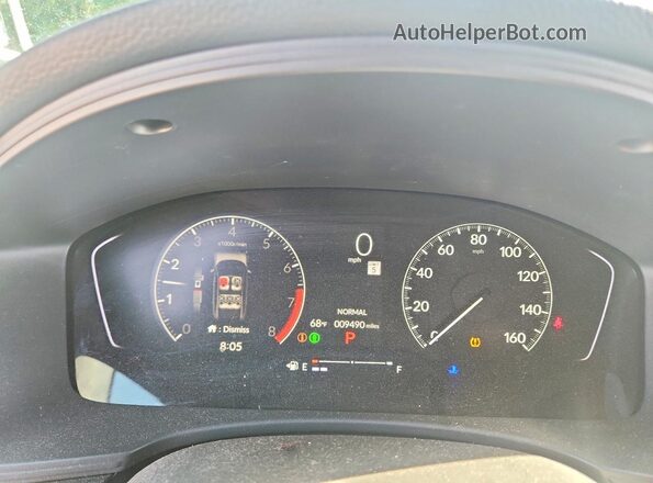 19XFL2H84SE012041 2025 HONDA CIVIC White Widok zestawu wskaźników