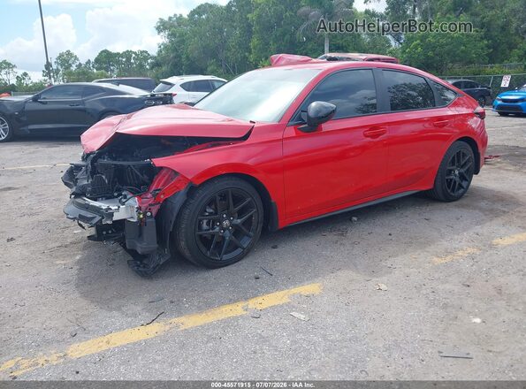 19XFL2H84SE013402 2025 HONDA CIVIC Красный Передняя левая четверть