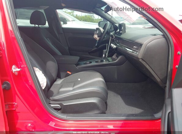 19XFL2H84SE013402 2025 HONDA CIVIC Красный Вид салона спереди