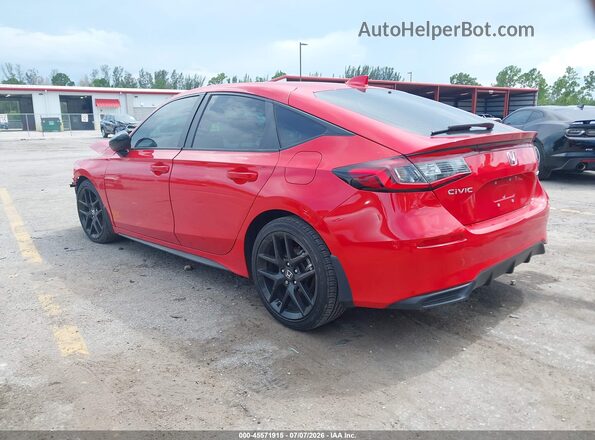 19XFL2H84SE013402 2025 HONDA CIVIC Красный Задняя левая четверть