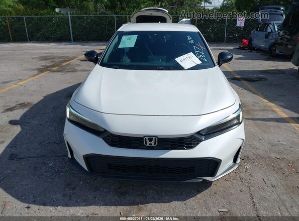 19XFL2H84SE022827 2025 HONDA CIVIC White Вид щитка приладів