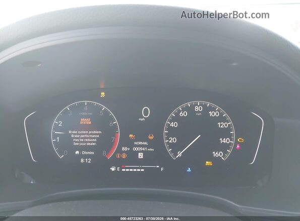 19XFL2H84TE015877 2026 HONDA CIVIC Blue უკანა სავარძლების ხედი