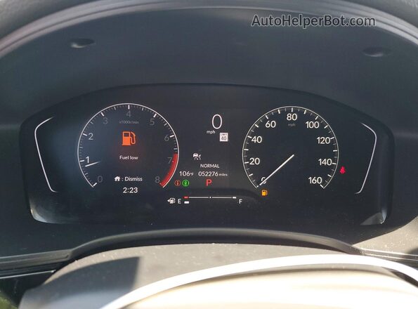 19XFL2H85NE008908 2022 HONDA CIVIC Blue Instrument cluster view