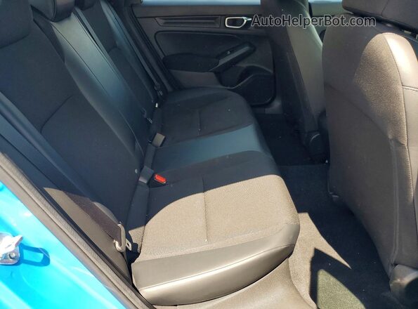 19XFL2H85NE008908 2022 HONDA CIVIC Blue Rear seats view