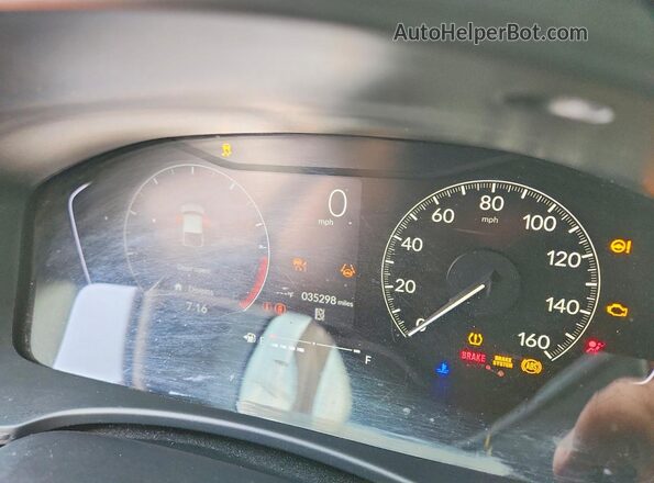 19XFL2H85PE015182 2023 HONDA CIVIC Белый Вид щитка приборов