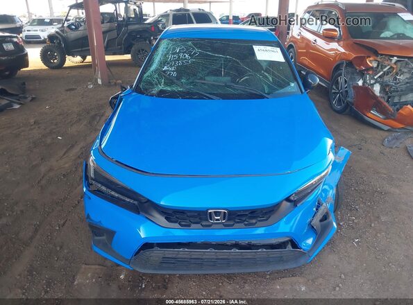 19XFL2H85RE013855 2024 HONDA CIVIC Blue Widok deski rozdzielczej