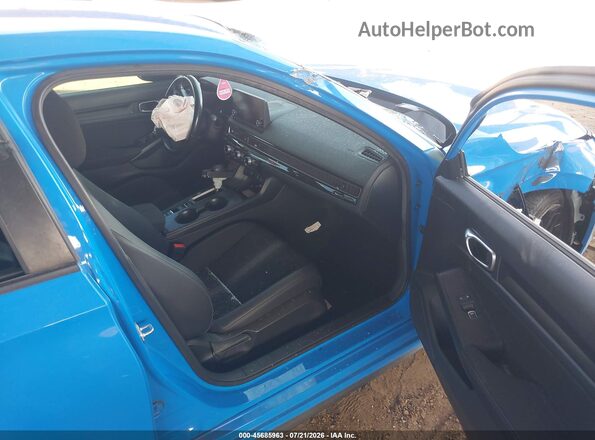 19XFL2H85RE013855 2024 HONDA CIVIC Blue Widok wnętrza z przodu