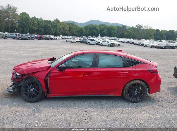 19XFL2H85RE016643 2024 HONDA CIVIC Red Widok wnętrza 360 stopni