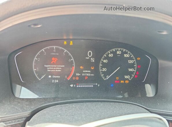 19XFL2H85RE033359 2024 HONDA CIVIC Blue Սարքավորումների վահանակի տեսք