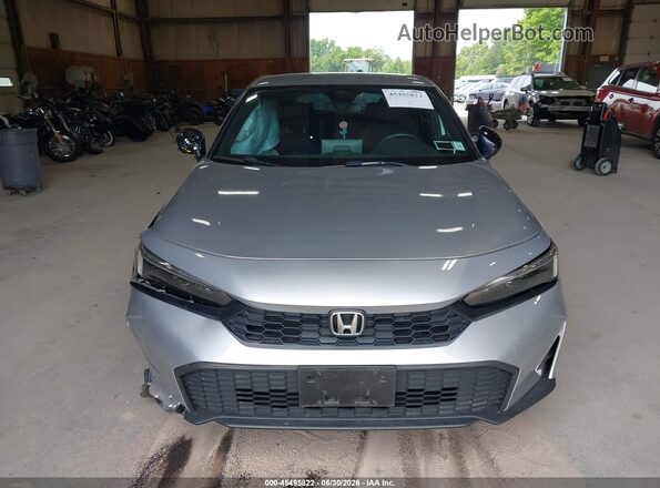 19XFL2H85SE002845 2025 HONDA CIVIC Silver Instrument cluster view