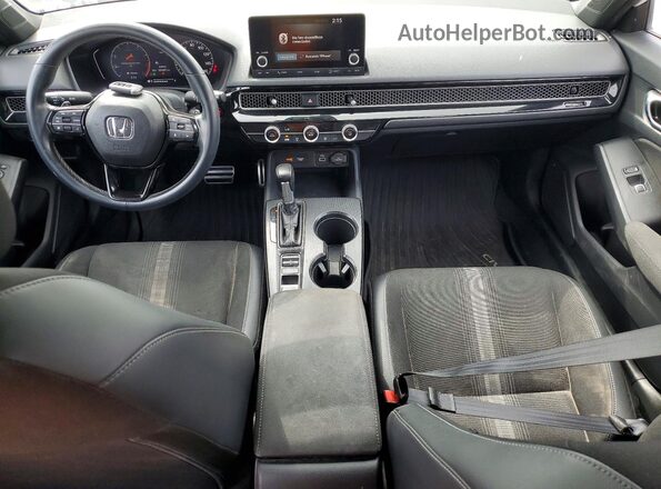 19XFL2H86NE000641 2022 HONDA CIVIC White Dashboard view