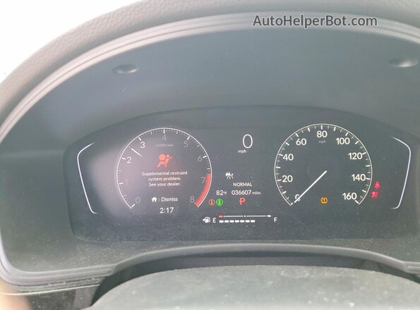 19XFL2H86NE000641 2022 HONDA CIVIC White Instrument cluster view
