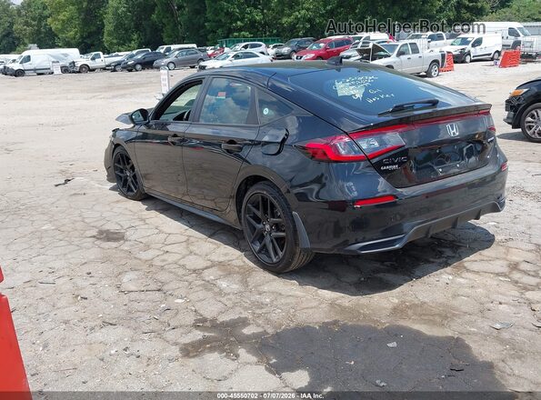19XFL2H86NE002499 2022 HONDA CIVIC Black Հետևի ձախ