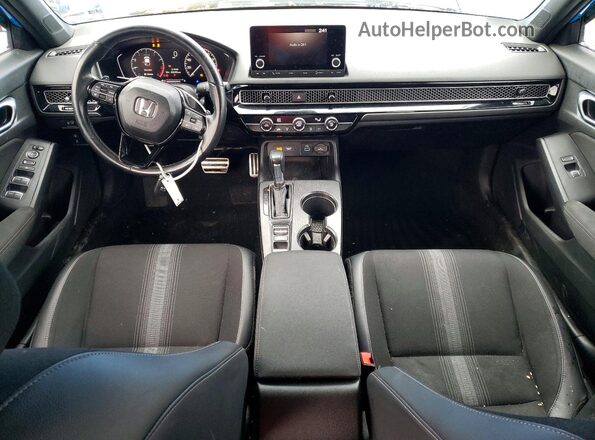 19XFL2H86PE024425 2023 HONDA CIVIC Blue Widok deski rozdzielczej