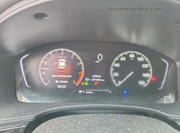 19XFL2H87NE007940 2022 HONDA CIVIC Blue Vista del cuadro de instrumentos