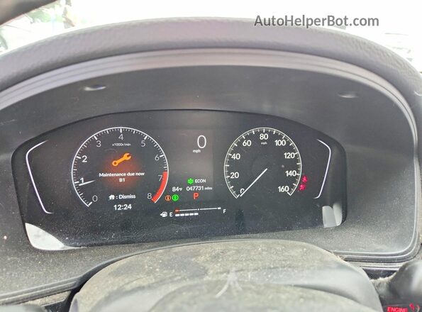 19XFL2H87PE007679 2023 HONDA CIVIC Синий Вид щитка приборов