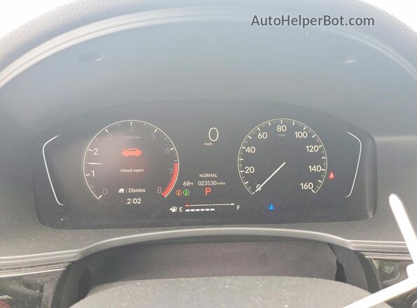 19XFL2H87SE012535 2025 HONDA CIVIC White Սարքավորումների վահանակի տեսք