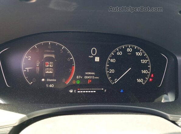 19XFL2H87SE032719 2025 HONDA CIVIC Tan Vista del cuadro de instrumentos