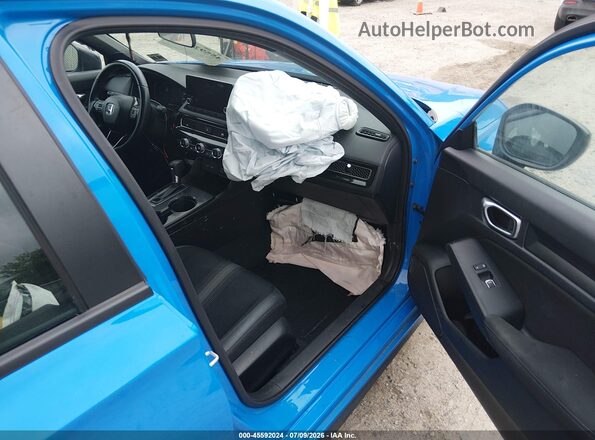 19XFL2H88PE003317 2023 HONDA CIVIC Blue წინა სალონის ხედი