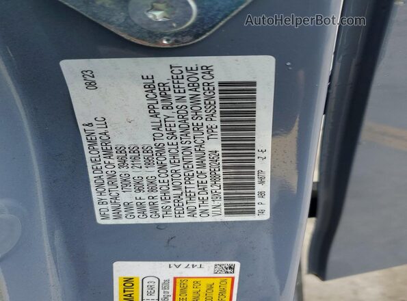 19XFL2H88PE024524 2023 HONDA CIVIC Gray Vista del compartimento del motor