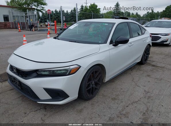 19XFL2H88RE022596 2024 HONDA CIVIC White Առջևի ձախ երեք քառորդ տեսարան