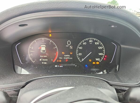 19XFL2H88SE026203 2025 HONDA CIVIC Gray ხელსაწყოთა პანელის ხედი