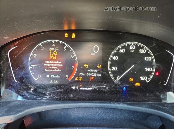 19XFL2H88TE001903 2026 HONDA CIVIC Black Instrument cluster view