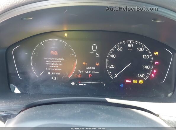 19XFL2H89PE008543 2023 HONDA CIVIC Black Вид задніх сидінь
