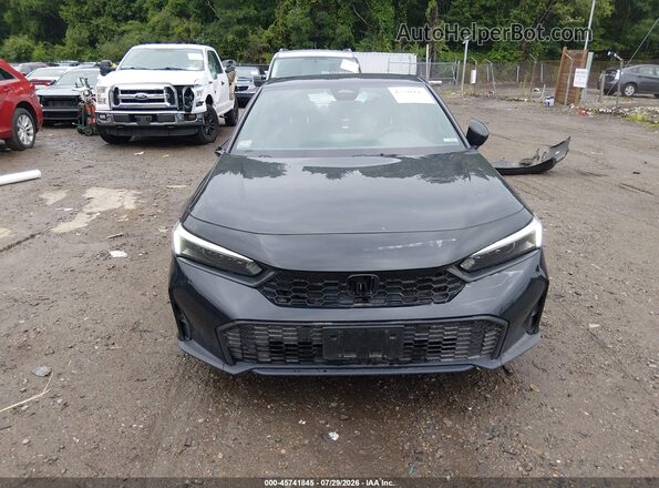 19XFL2H89SE006087 2025 HONDA CIVIC Black Widok wnętrza z tyłu
