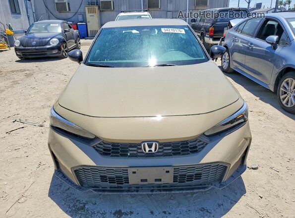 19XFL2H89SE023262 2025 HONDA CIVIC Tan Widok z przodu