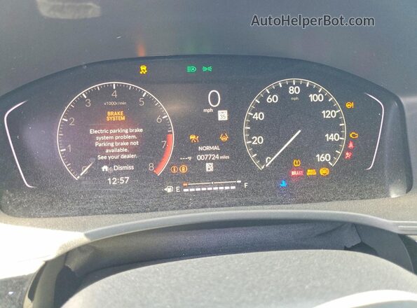 19XFL2H89SE023262 2025 HONDA CIVIC Tan Widok zestawu wskaźników